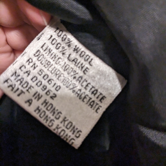 Kasper for ASL Nights Wool Black Fitted Jacket with Belt & Skirt - Picture 6 of 16